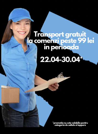 Transport gratuit la comenzi peste 99 lei!