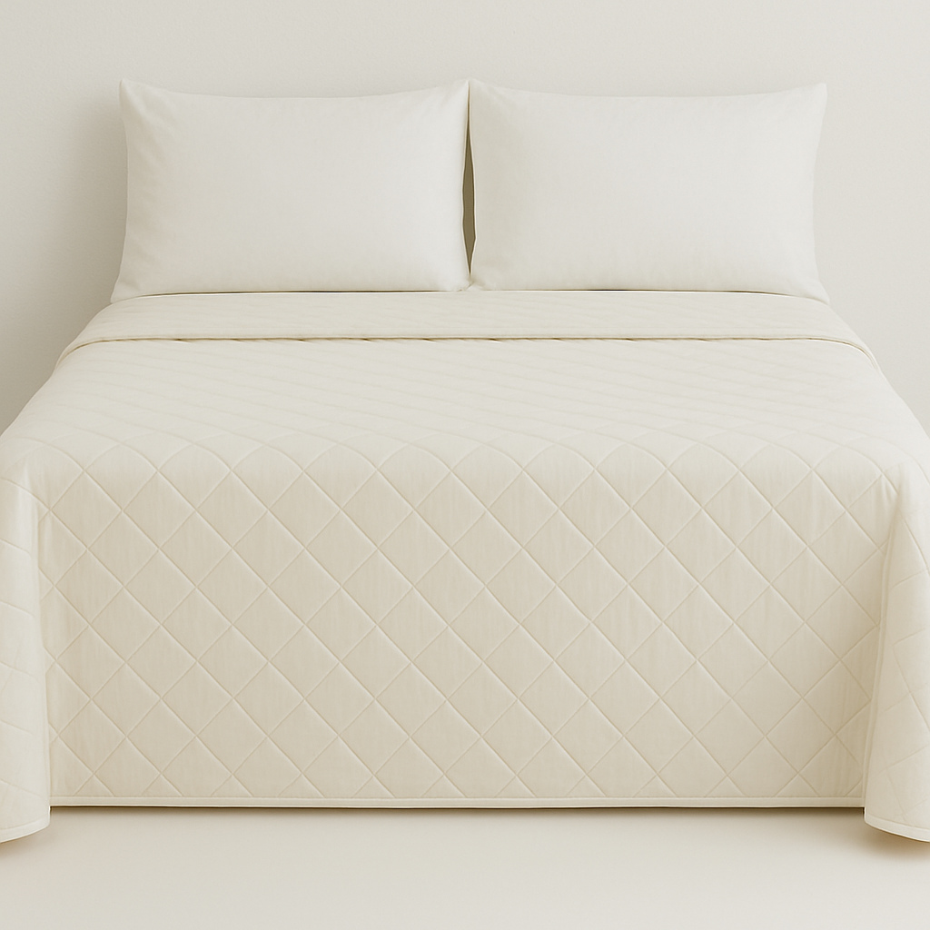 Cuvertura de pat velour, Somnart, 220x240 cm, cappucino [6]