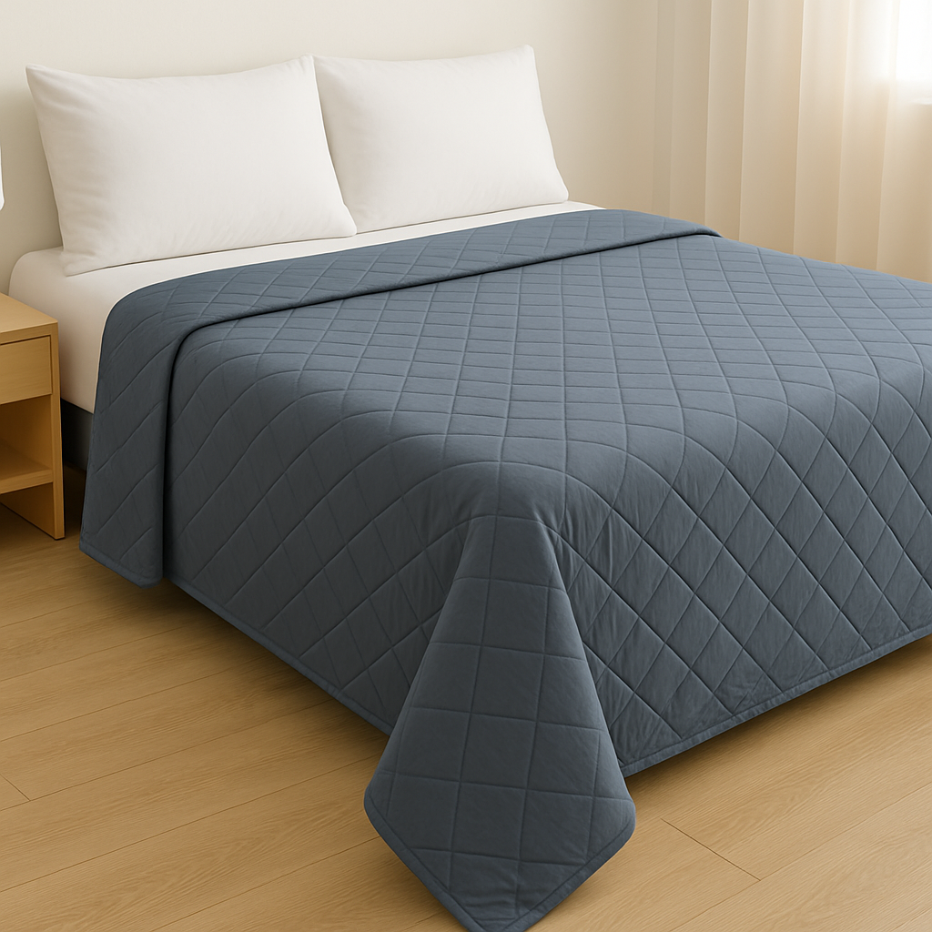 Cuvertura de pat velour, Somnart, 220x240 cm, cappucino [3]