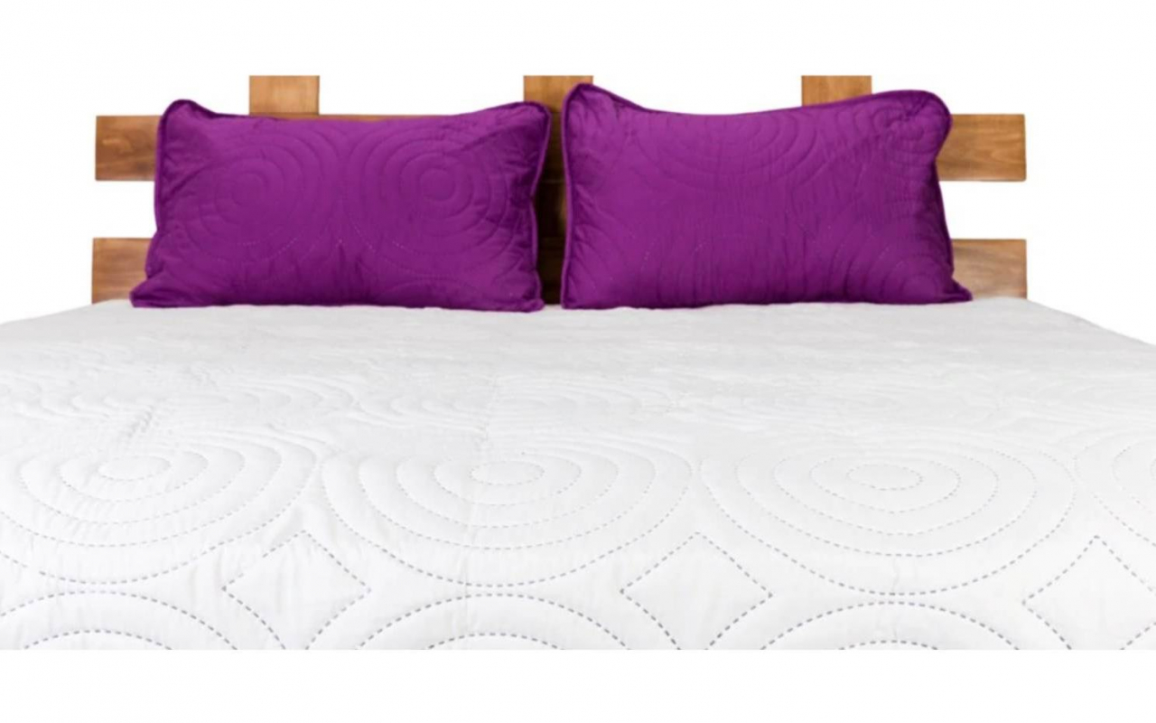 Cuvertura Pat Avantaj, Capsuna / Crem, 260x240 cm [2]