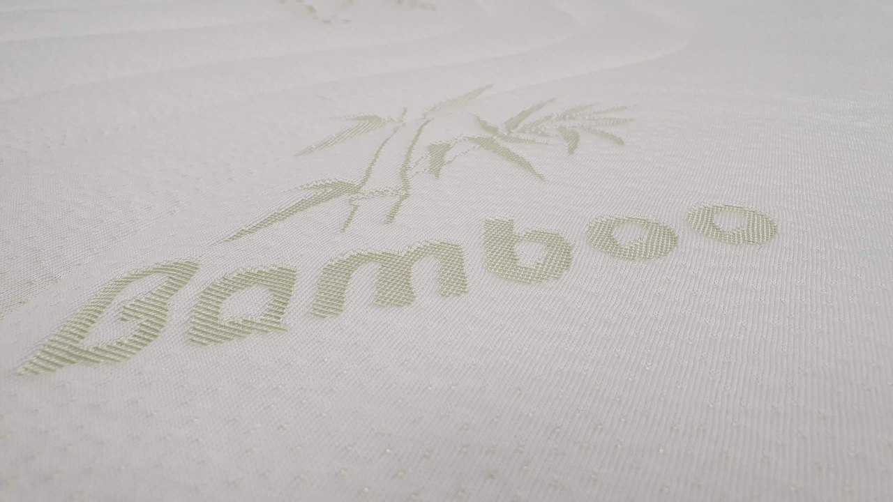 Saltea cu memorie 3D Somnart Memory Bambus 140x200, înălțime 16 cm, husă cu bambus lavabilă și detașabilă cu fermoar, mânere, fermitate medie [12]