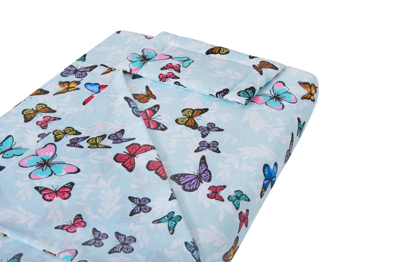 Lenjerie copii, Bumbac, (cearceaf pat 110x170 cm, cearceaf pilota 100x140 cm,fata perna 40x60 cm), diverse modele [10]