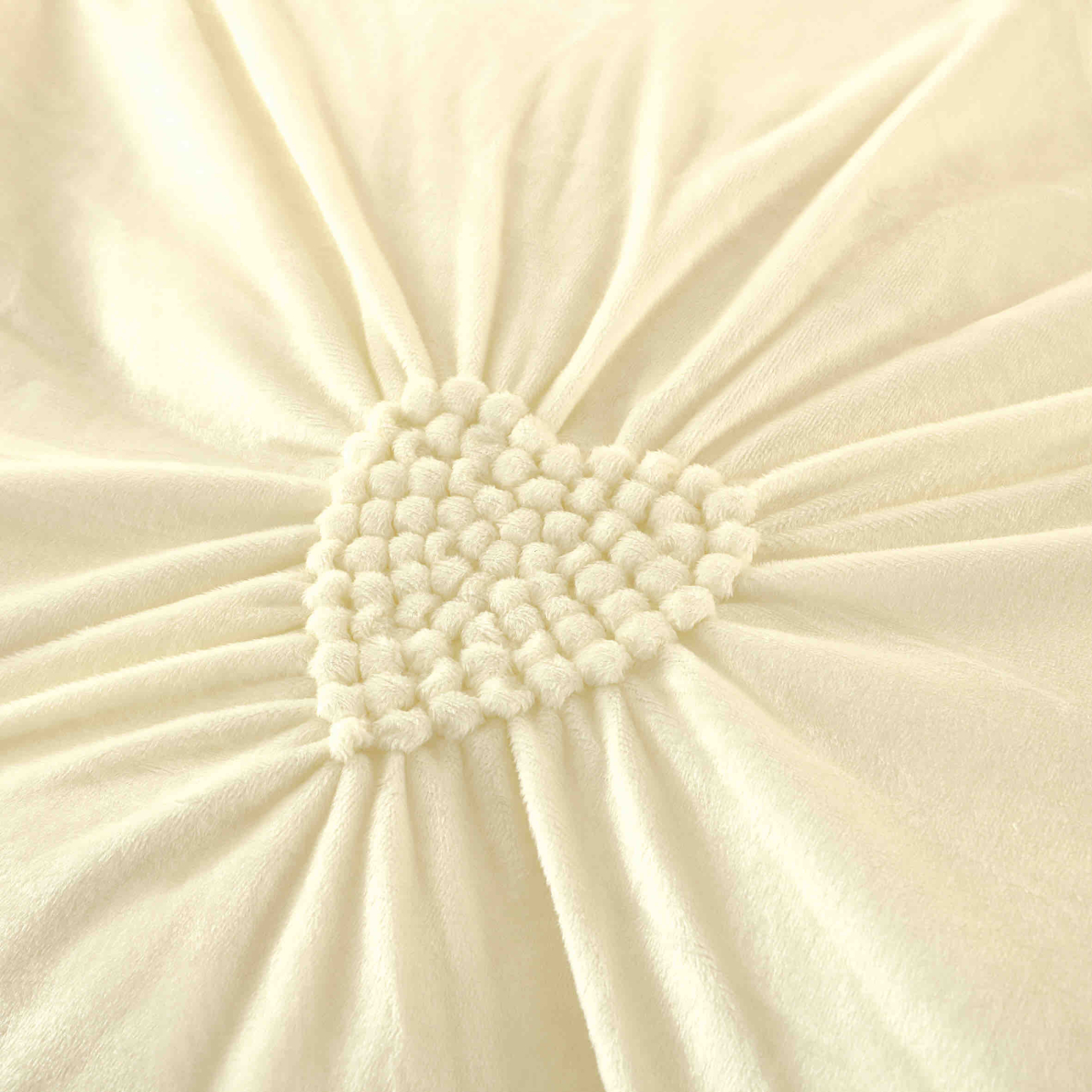 Lenjerie de pat din catifea cu inimi brodate,4 piese,crem- A1376 [2]