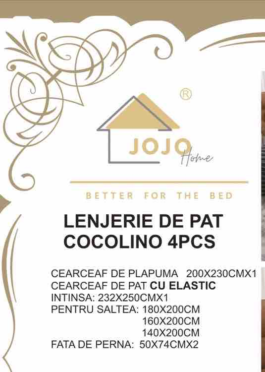 Lenjerie de pat dublu cocolino,4 piese.cearceaf cu elastic,,dungi 5cm, turcoaz-A958 [6]