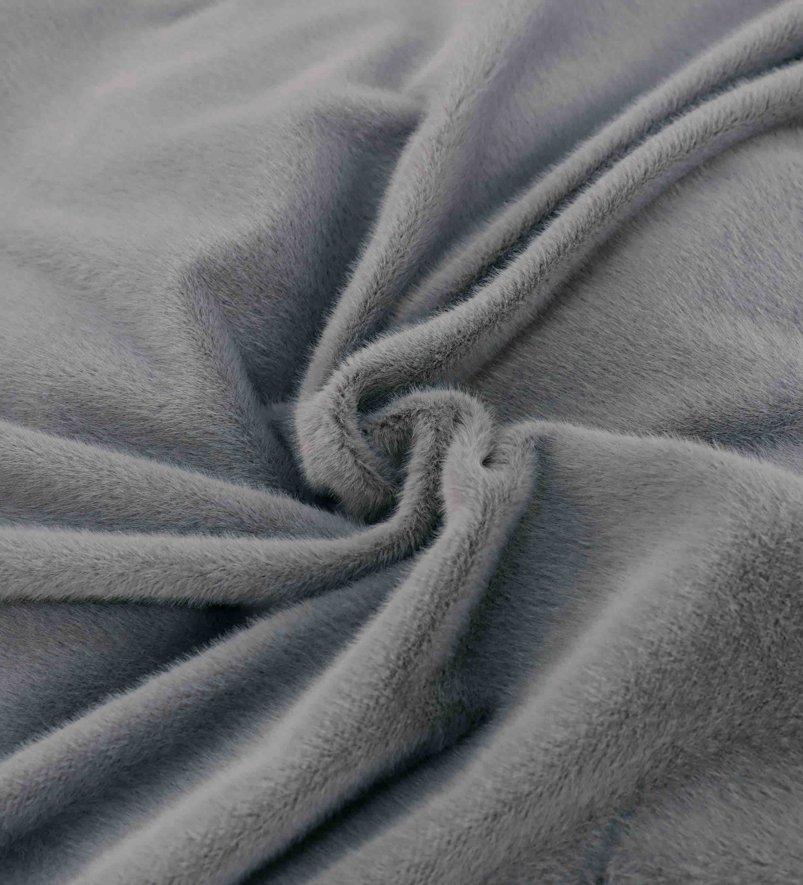 Lenjerie de pat dublu cocolino,blana de iepure cu fir scurt,6 piese.cearceaf de pat cu elastic,gri inchis-A1453 [5]