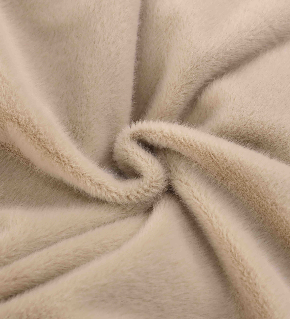 Lenjerie de pat dublu cocolino,blana de iepure cu fir scurt,6 piese.cearceaf de pat cu elastic,bej-A1450 [4]