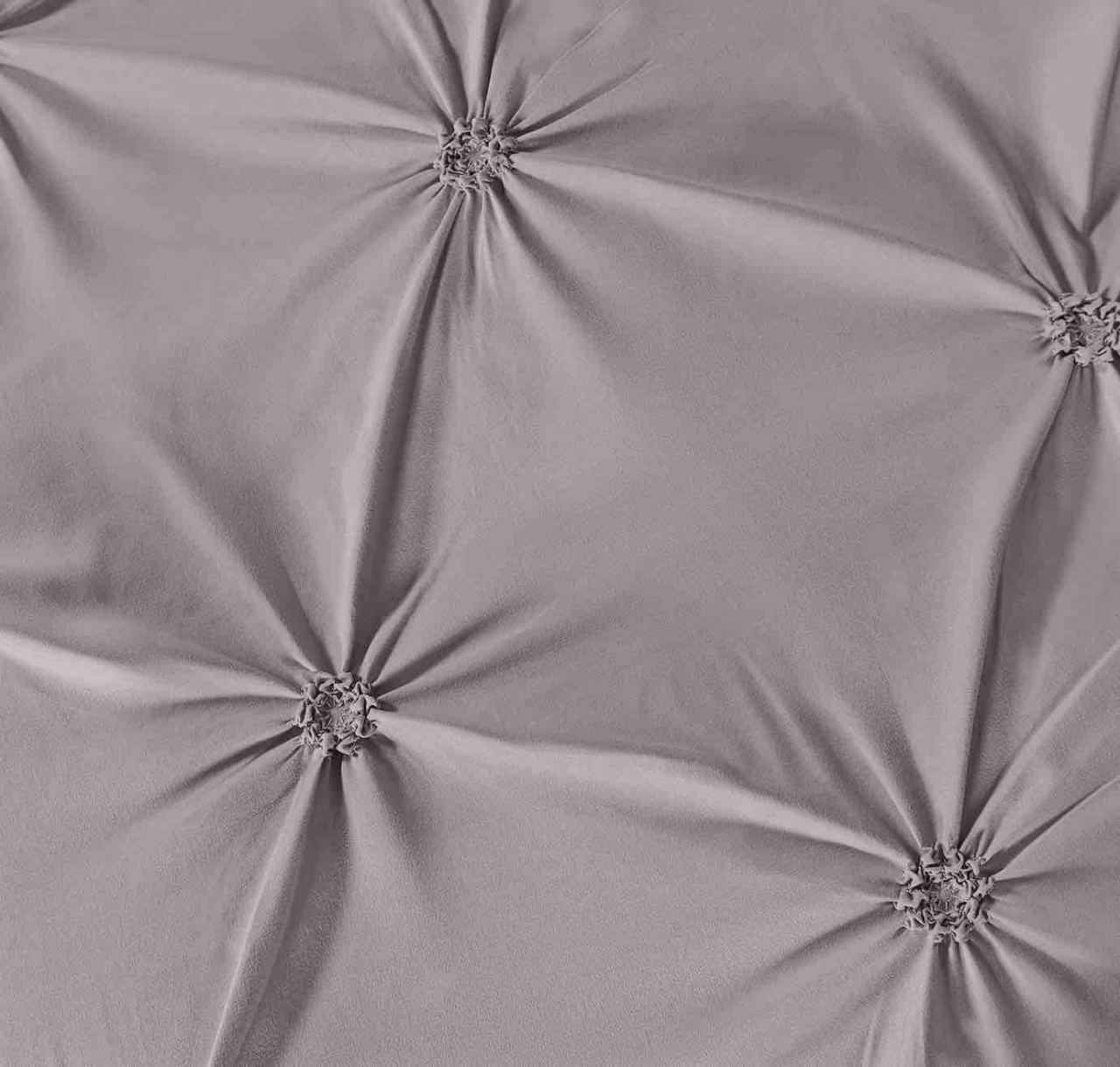 Lenjerie pat dublu cu pliuri,cearceaf cu elastic,bumbac finet,6 piese,gri deschis-A763 [2]