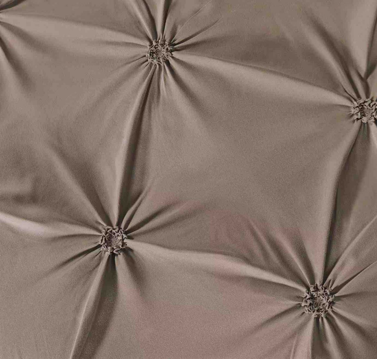 Lenjerie pat dublu cu pliuri,cearceaf cu elastic,bumbac finet,6 piese,gri-A762 [2]