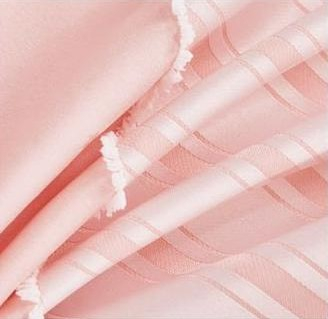 Lenjerie pat dublu cu smocuri brodate,bumbac finet,6 piese,roz cu dungi-A363 [2]