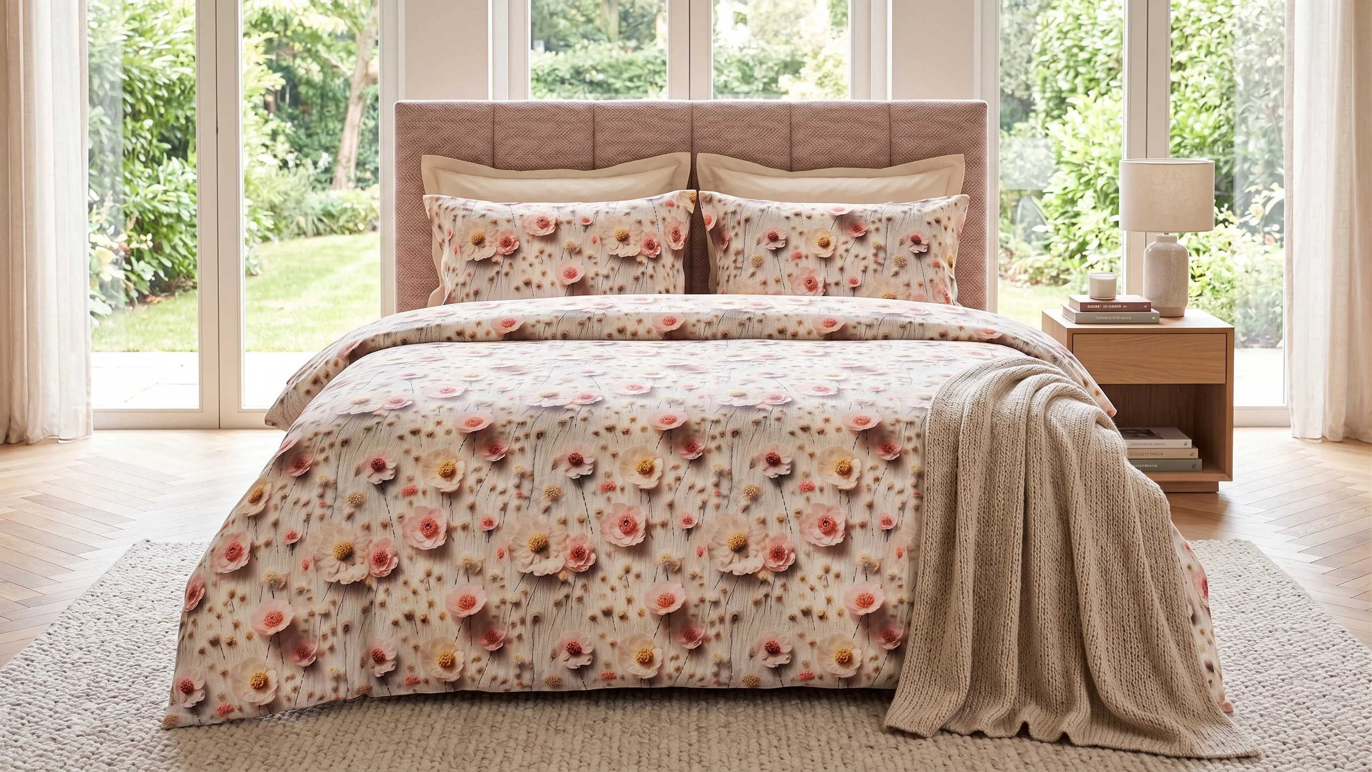Lenjerie pat Ranforce 100% Cotton Pro (Amazonia Lush) [2]