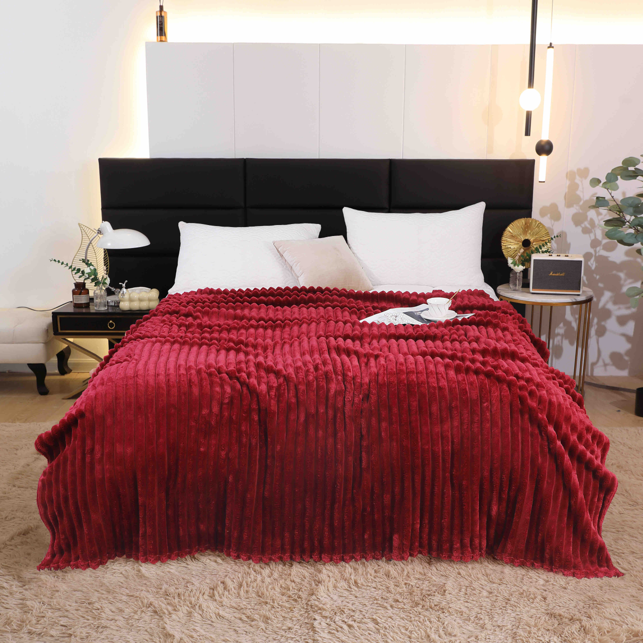 Patura cocolino gofrata 200x230cm Jojo Home,visinie-F049 [1]