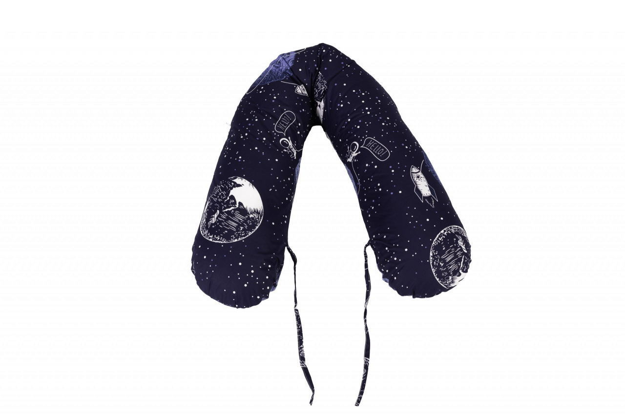 Perna 3 in 1 SomnArt de gravida si alaptare, model cosmos [2]