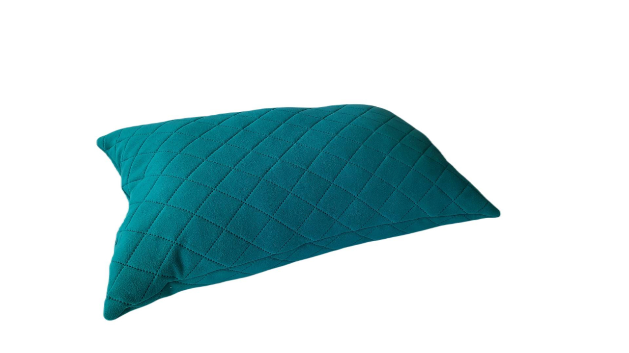 Perna 50x70 matlasata micropolar moale si pufos PolarTech tip Cocolino, culoare Emerald, Somnart, vidata [2]