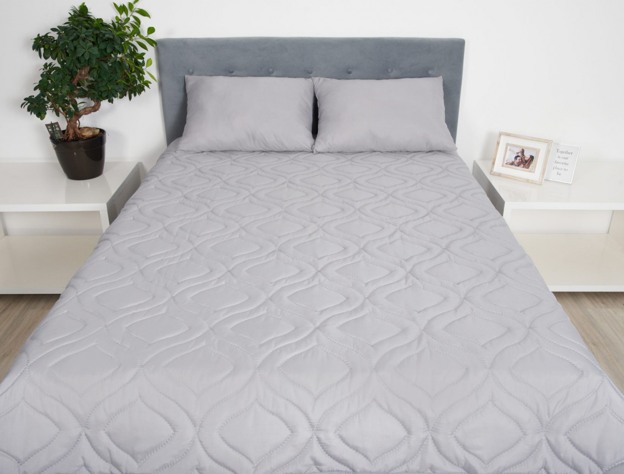 Perna 50x70 Somnart Belina, microfibra, lavabila la masina, vidata, Gri [4]