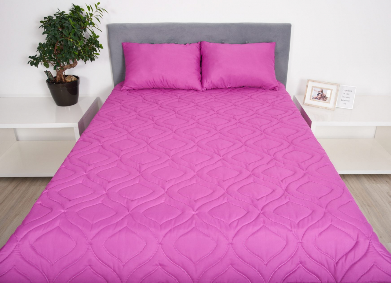 Perna 60x60 Somnart Belina, microfibra, lavabila la masina, vidata, Purple [4]