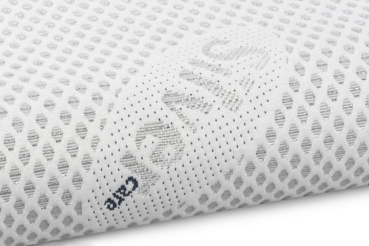 Perna anatomica cu memorie Somnart Silver Memory, laterala 3D, husa detasabila si lavabila, ioni de argint, 30x50 [3]