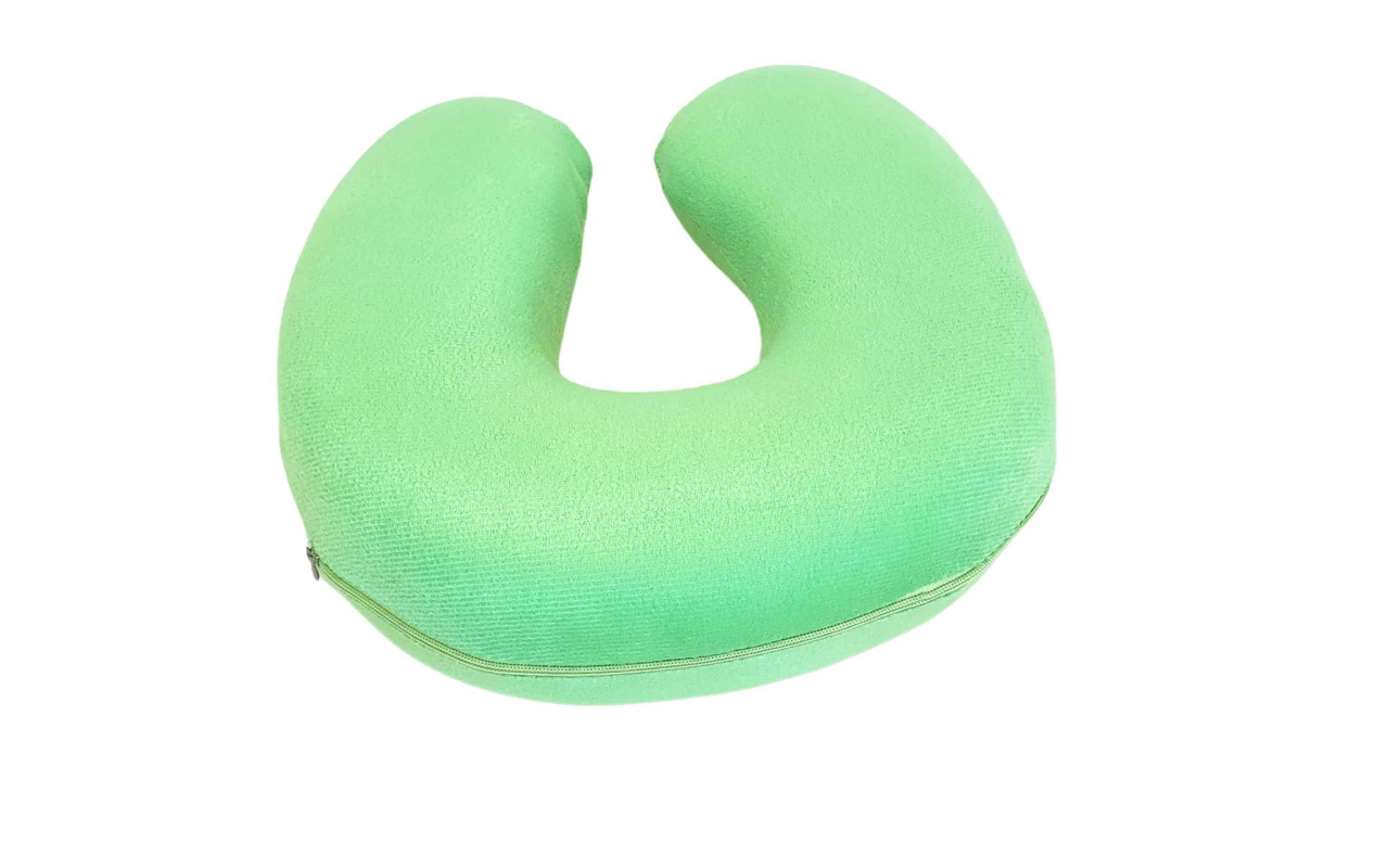 Perna calatorie Somnart Memory, cu spuma de memorie si husa detasabila si lavabila, Aloe Vera [6]