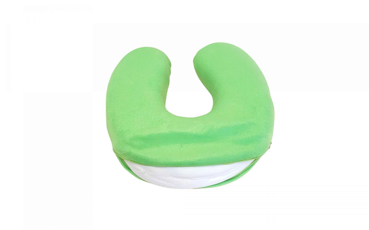 Perna calatorie Somnart Memory, cu spuma de memorie si husa detasabila si lavabila, Aloe Vera [7]
