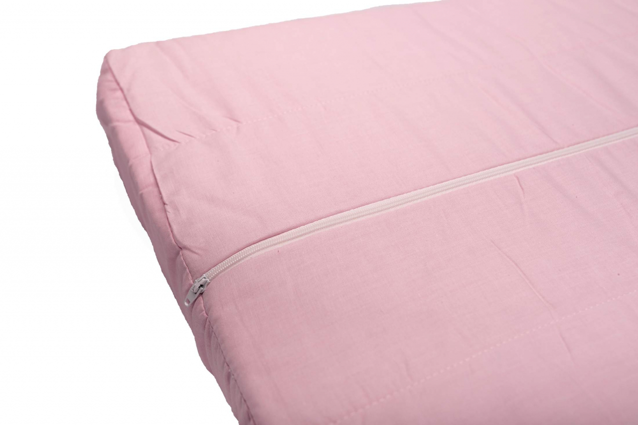 Perna ergonomica Somnart LATEXCEL, 64x40x11 cm, latex natural, husa bumbac 100%, roz [4]