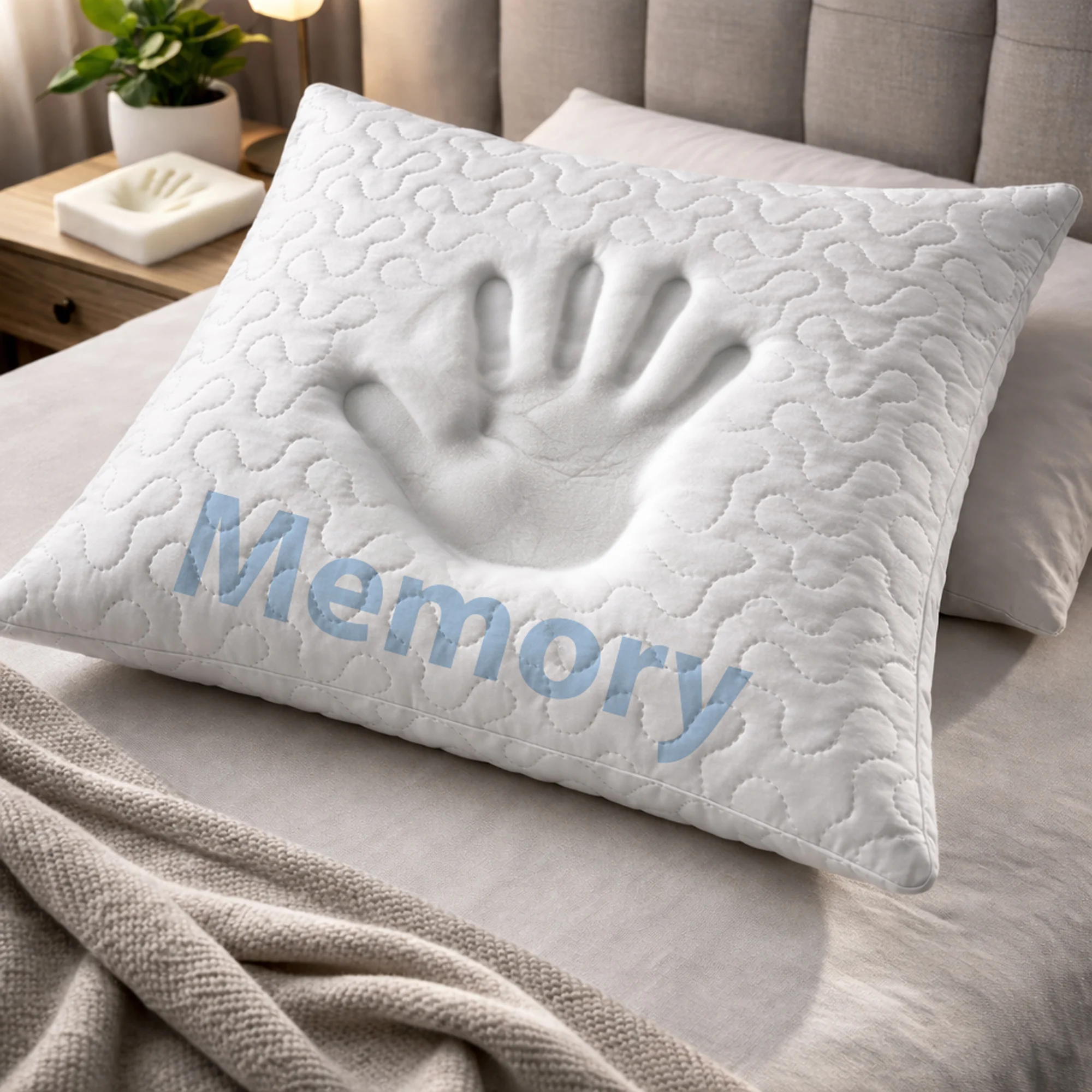 Perna pentru dormit cu fulgi memory foam 50x70cm [2]