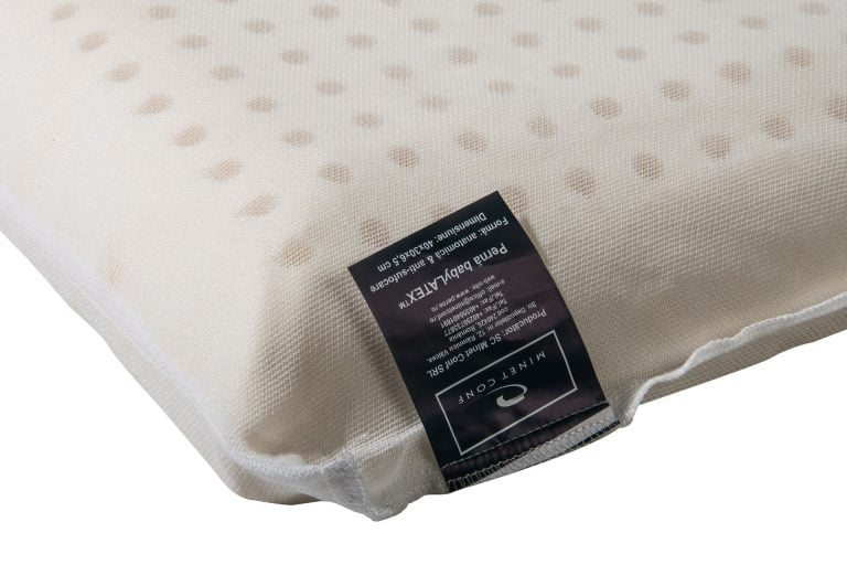 Perna Latex Natural Puiutul Mamei Somnart Baby Latex, joasa, 40x30, H6,5 cm, crem [2]
