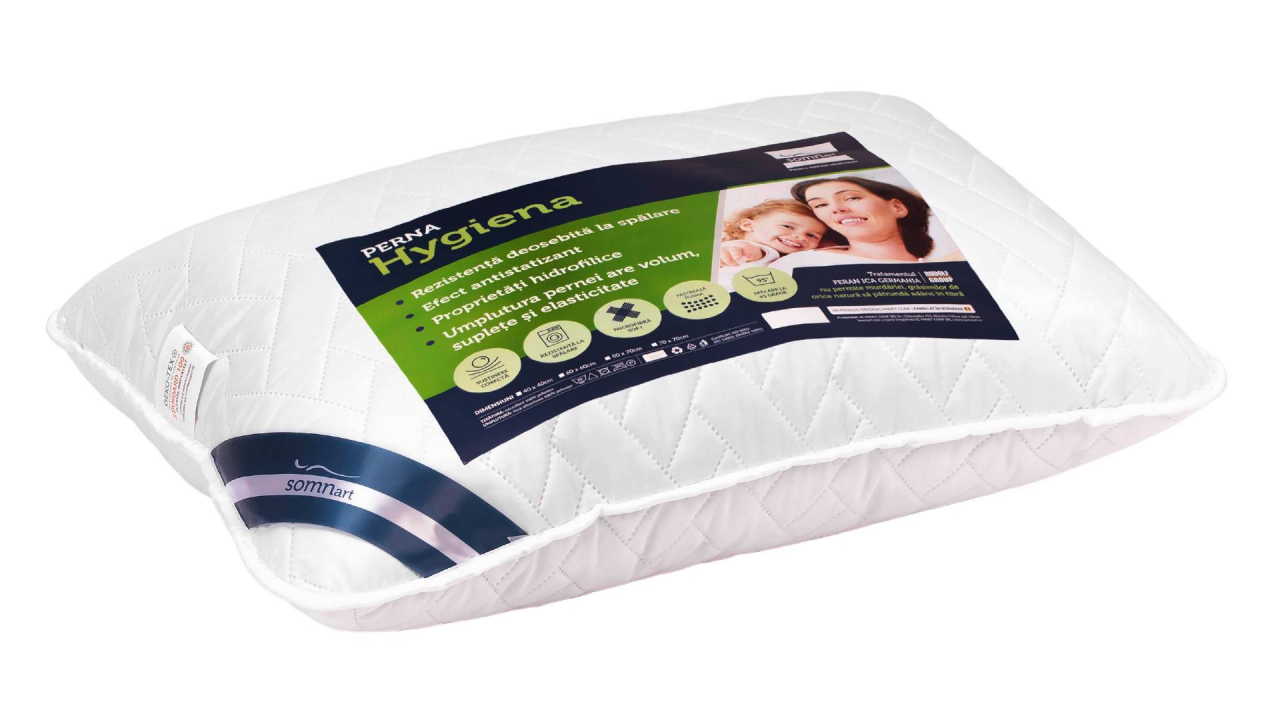 Perna Medicinala 50x70cm Somnart, Hygiena Antistatizanta Hidrofilica, hipoalergenica, bilute Superball, 100% fibra poliester [2]