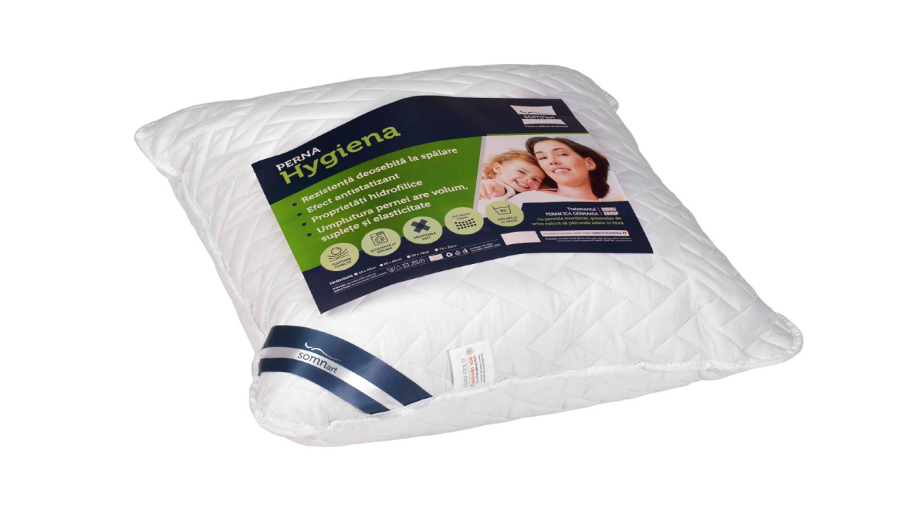 Perna Medicinala 60x60cm Somnart, Hygiena Antistatizanta Hidrofilica, hipoalergenica, bilute Superball, 100% fibra poliester [3]
