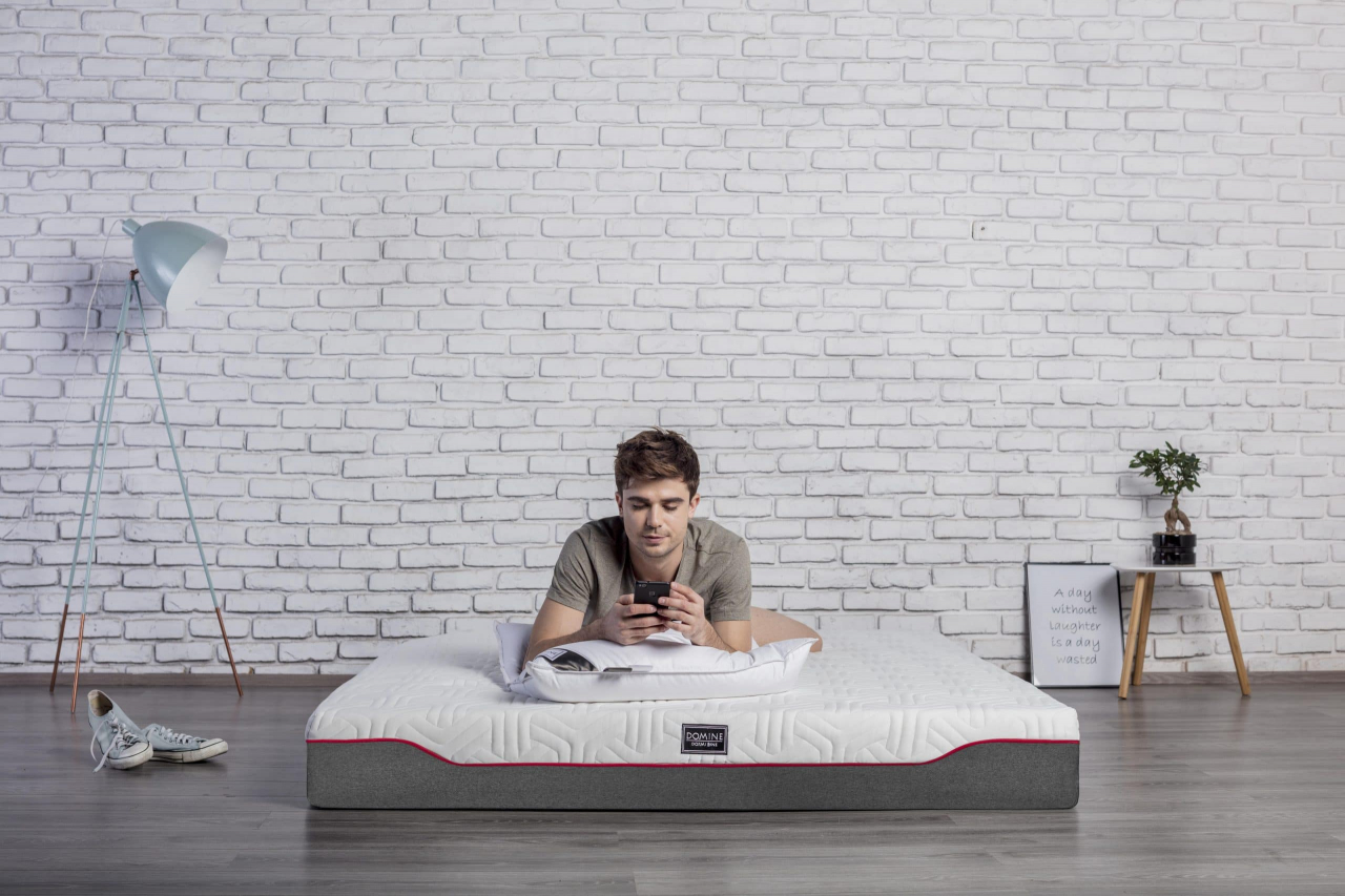 Perna puf gasca Domine 60x60 din bumbac 100% natural, fermitate medie spre tare [12]