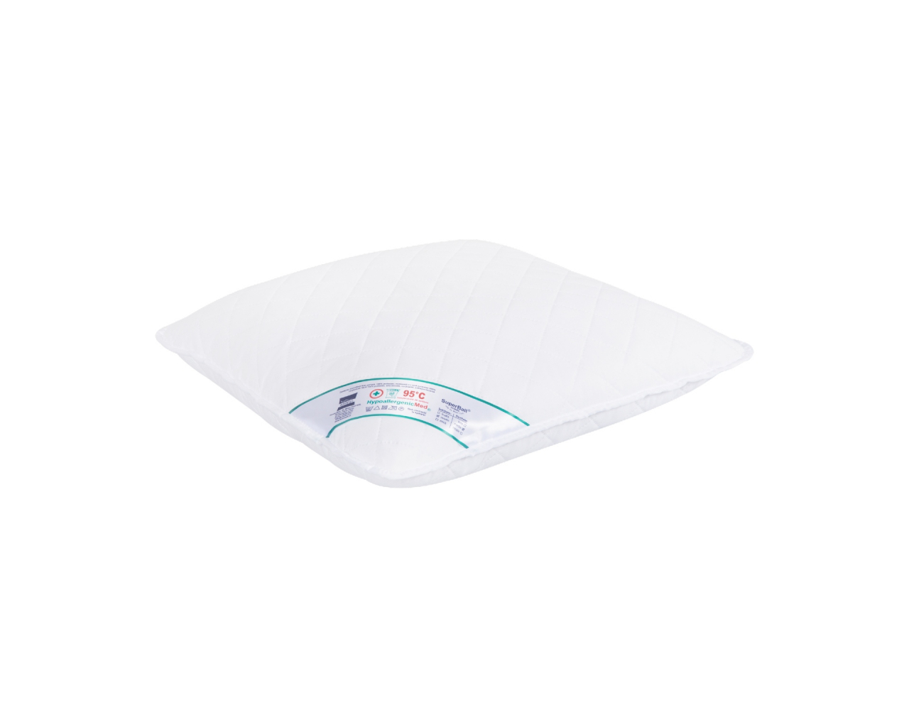 SET 2 Perne Medicinale Hipoalergenice Somnart 40x40cm, HypoallergenicMed, 100% fibra poliester, lavabile la 95 de grade, fermitate medie spre tare [3]
