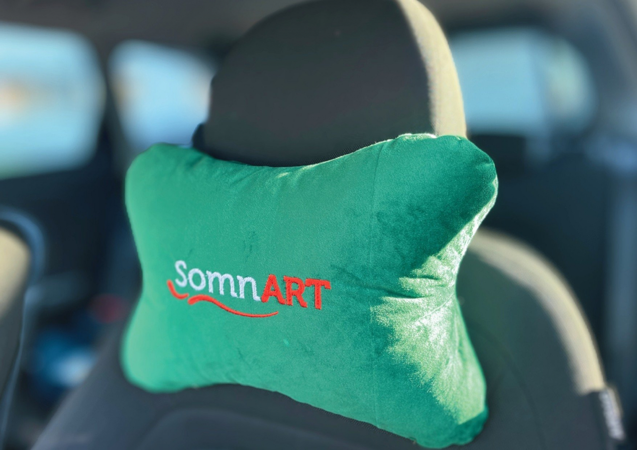 Perna Somnart pentru tetiera, verde, dimensiune 32x23 [2]