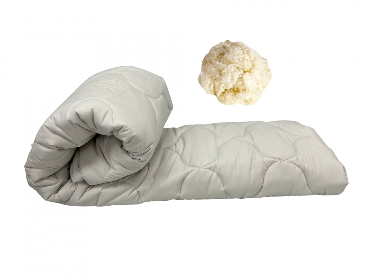 Pilota calduroasa de iarna matlasata Wooltex Benessere Somnart, 200x220 cm, umplutura lana, 600 g/m², tesatura 100% bumbac [6]