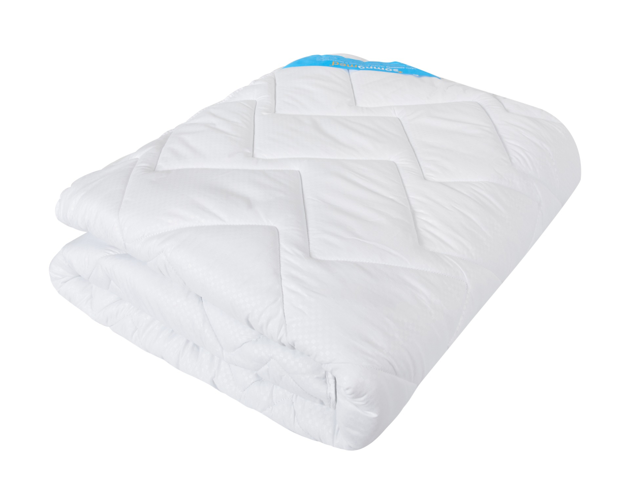 Pilota de iarna antiacarieni, Somnomed, microfibra alba, 150x210, umplutura groasa de iarna, 400 gsm [2]