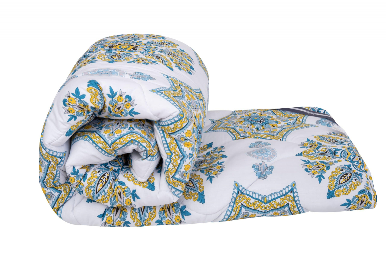 Pilota de iarna matlasata Armonia Somnart, 180x200 cm, policotton imprimat, sezon rece, 400 g/mp [3]