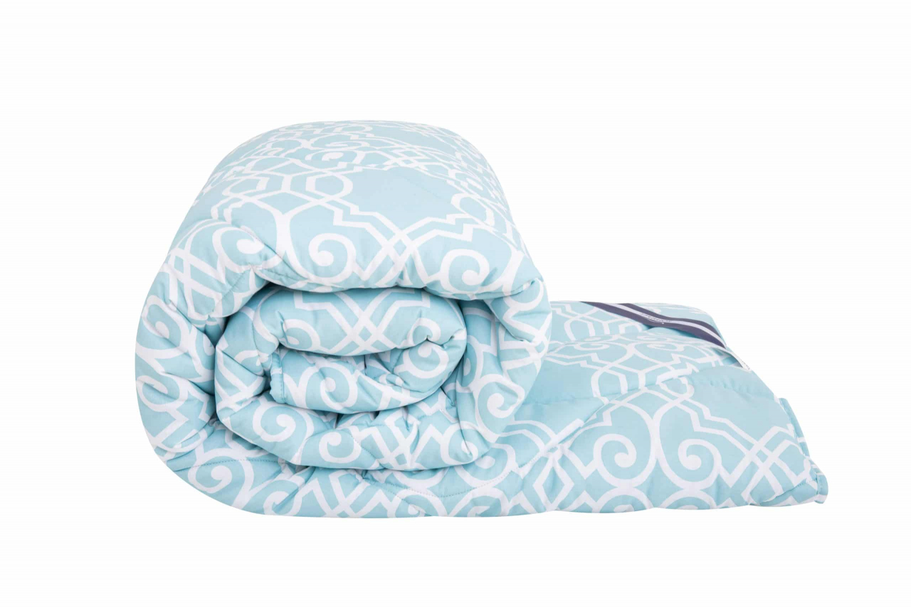 Pilota de iarna matlasata Electra Somnart, 200x220 cm, policotton imprimat, sezon rece, 400 g/mp [2]