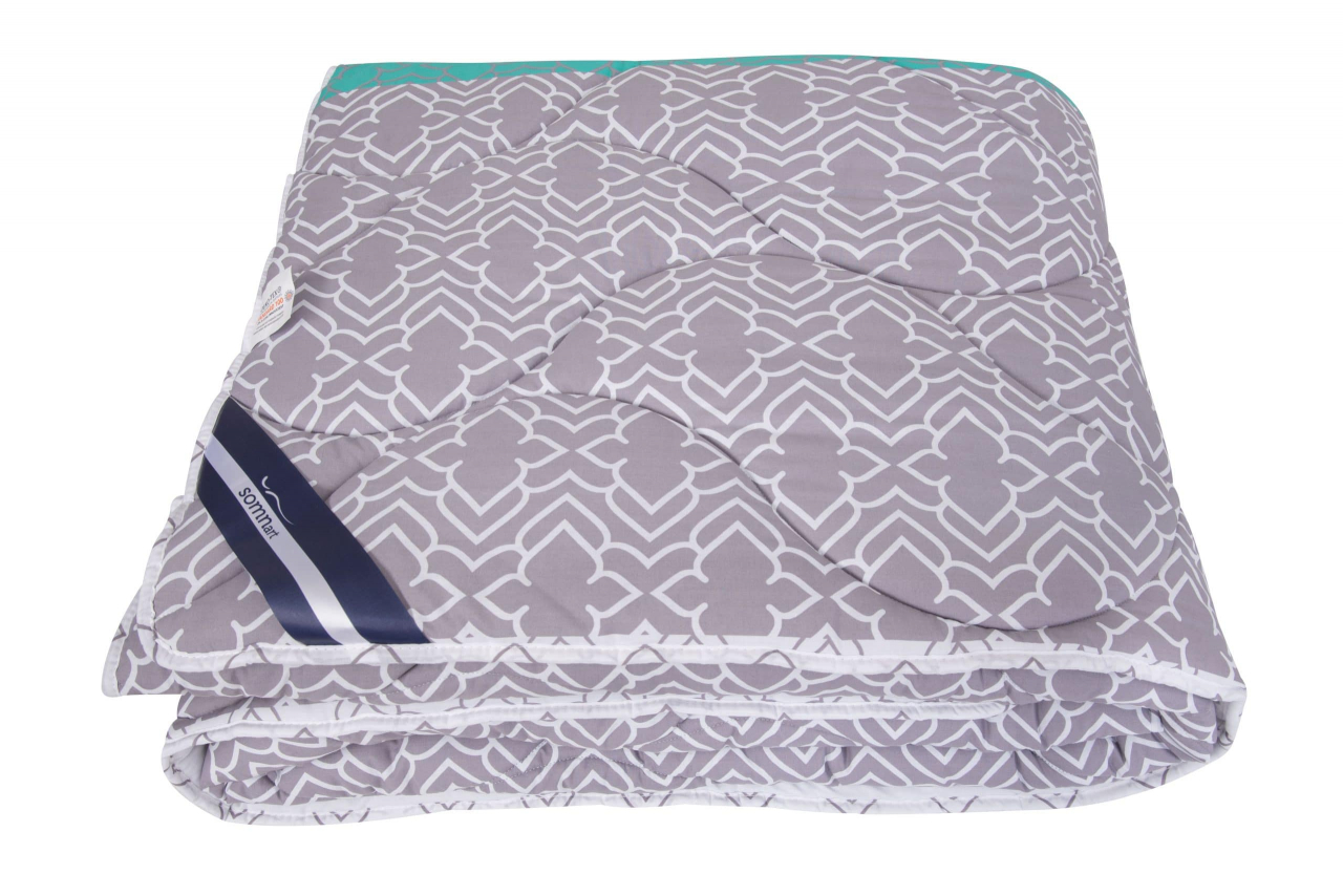 Pilota de iarna matlasata Selena Somnart, 150x200 cm, policotton imprimat, sezon rece, 400 g/mp [2]