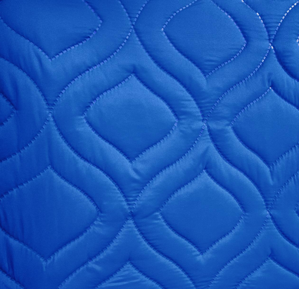 Pilota de vară 200x220 Somnart Belina, microfibra, lavabila la masina, vidata, Albastru [3]