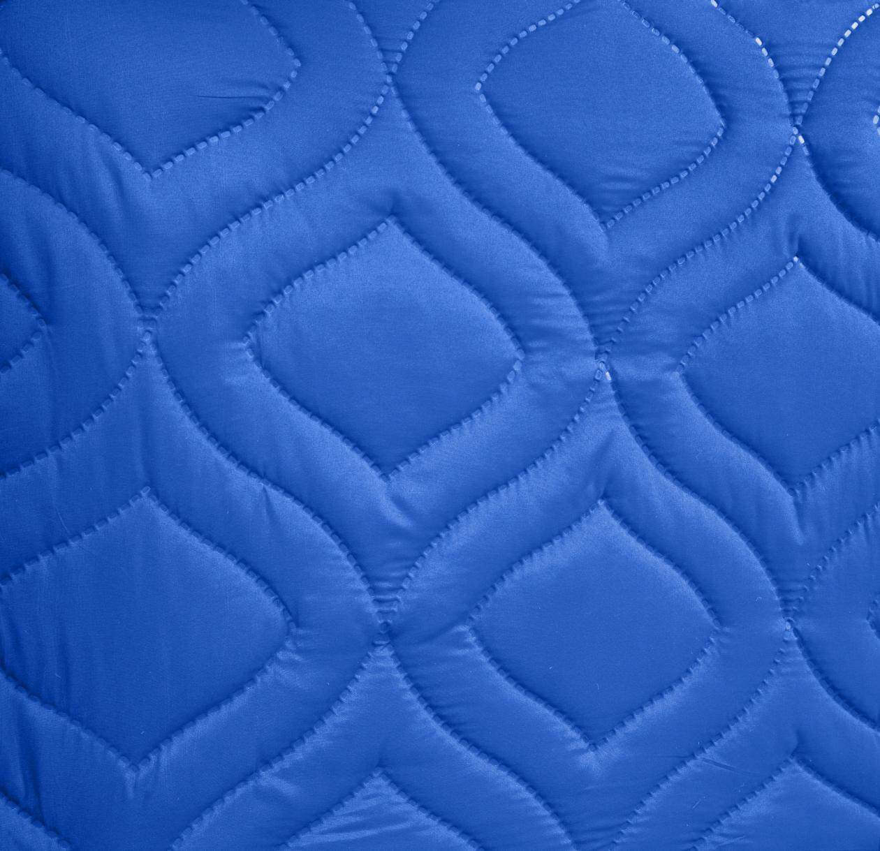 Pilota de vară 200x220 Somnart Belina, microfibra, lavabila la masina, vidata, Ultramarin [3]
