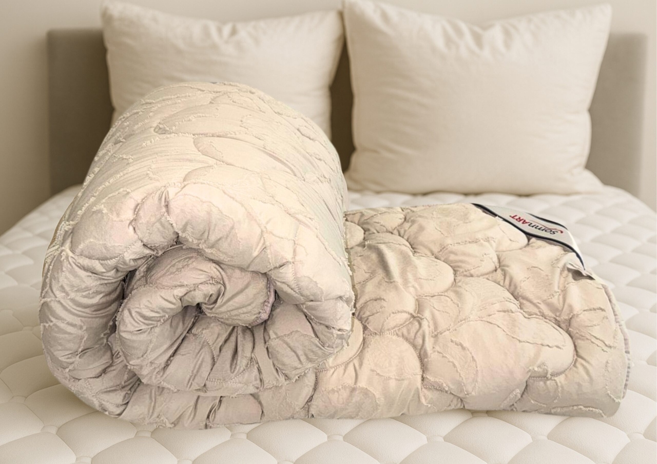 Pilota Duo Comfort Latte 180×200, Somnart, matlasata, umplutura medie-groasa 300 gr/mp, pentru primavara – toamna [3]