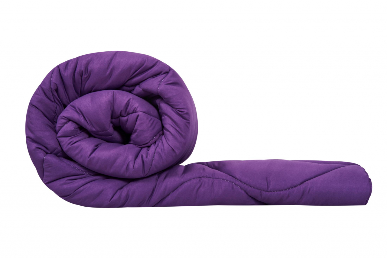 Pilota microfibra SomnART Coral Purple Magic, Fill 300 g/mp, 180x200 cm [2]