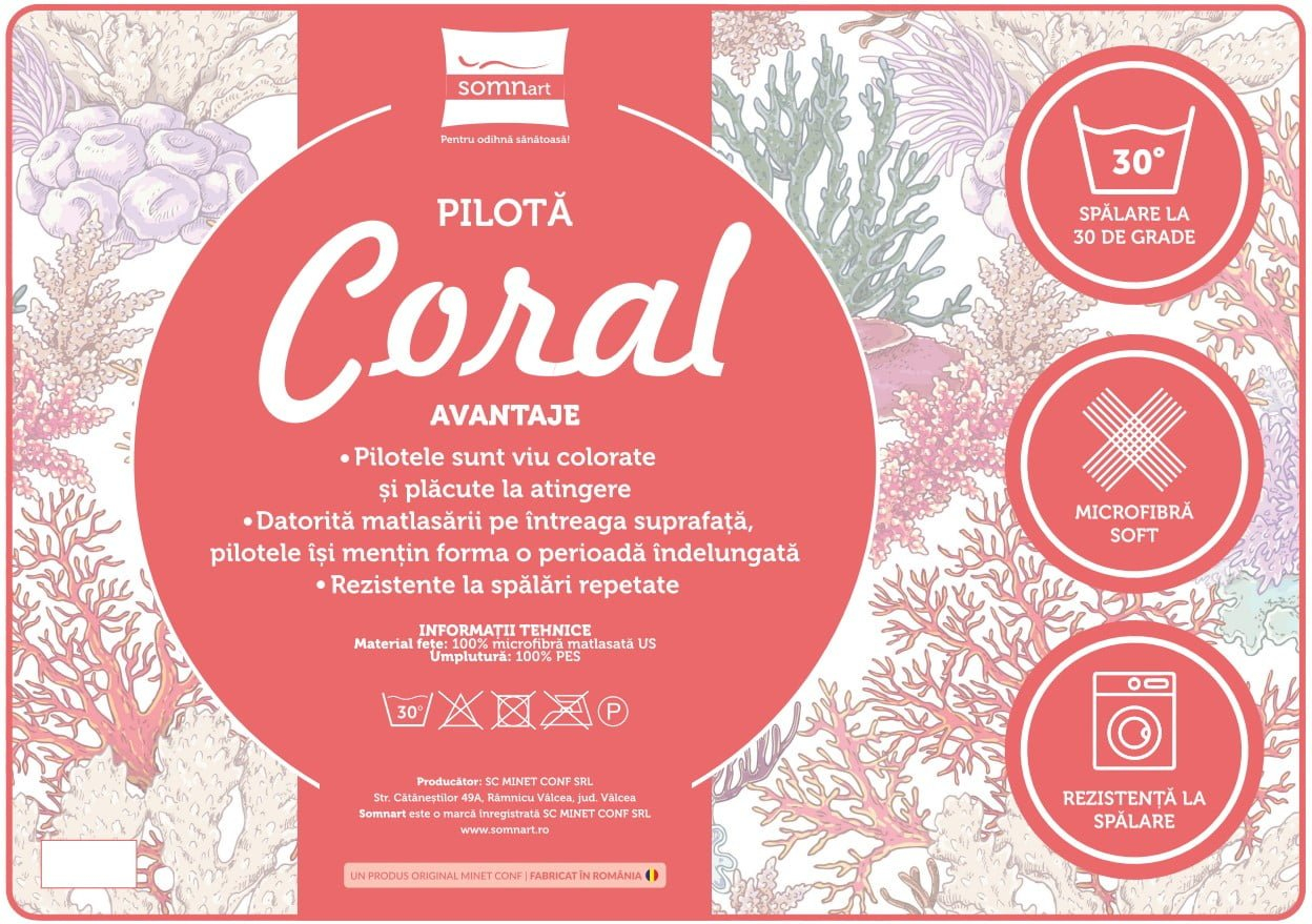 Pilota Coral microfibra Rosie, Fill 300 g/mp, 200x220 cm [3]