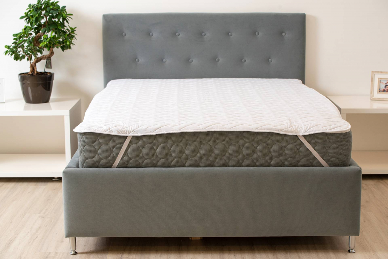 Protectie matlasata pentru saltea Somnart HypoallergenicMed microfibra lavabila la 95°C 100x200 cm [3]