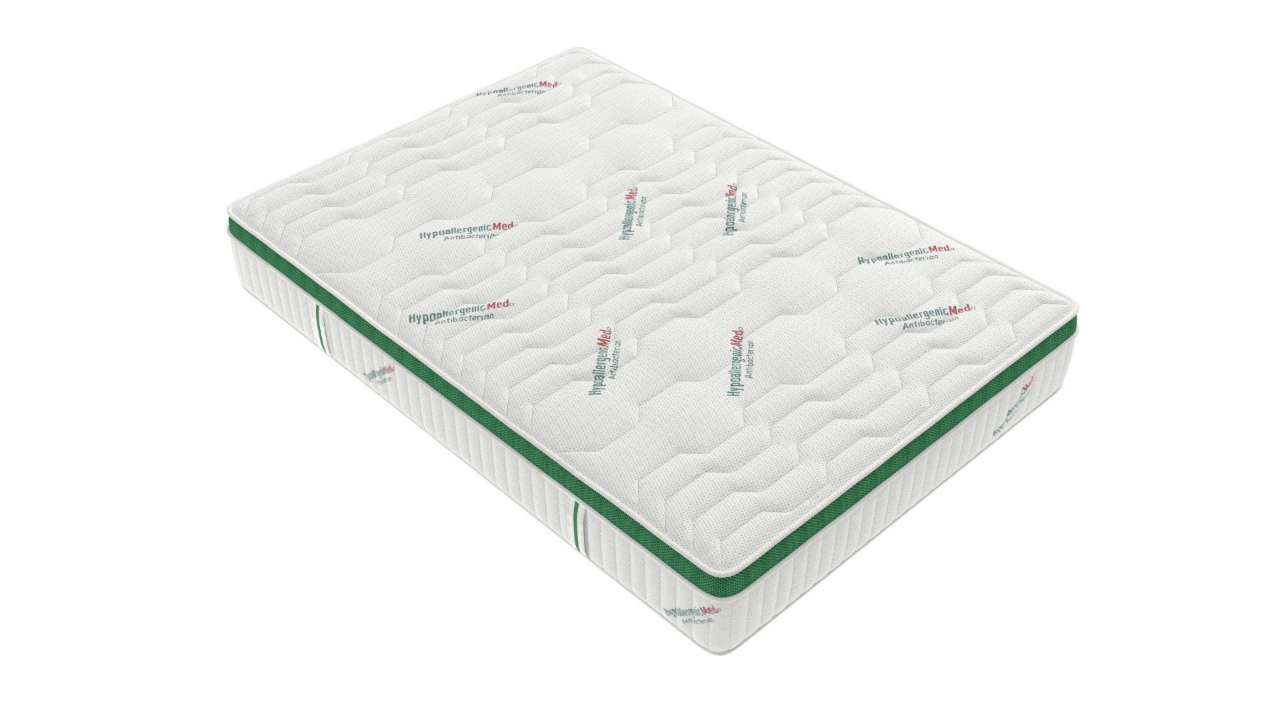 Saltea cu arcuri HypoallergenicMed Primo Protect 140x200, înălțime 23 cm, ortopedică, husă tratament antialergic, fermitate mediu-tare, sistem aerisire 3D [7]