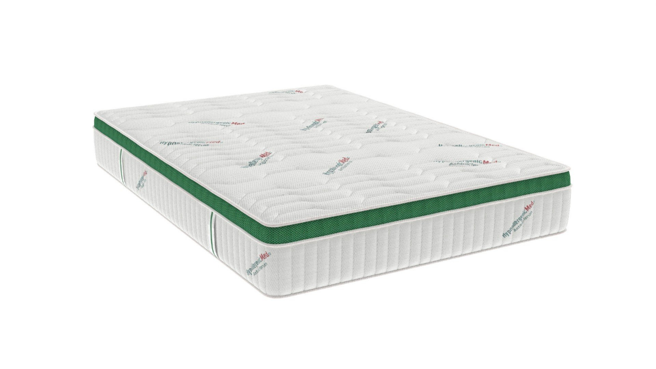Saltea cu arcuri HypoallergenicMed Primo Protect 140x200, înălțime 23 cm, ortopedică, husă tratament antialergic, fermitate mediu-tare, sistem aerisire 3D [8]