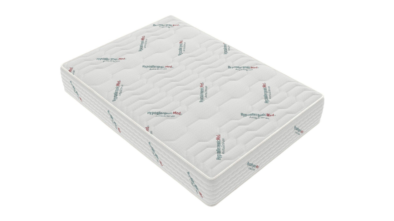 Saltea cu arcuri Pocket HypoallergenicMed® Safe Relax HoReCa 140x190, înălțime 25 cm, ortopedică, husă tratament antialergic, fermitate mediu-tare [9]