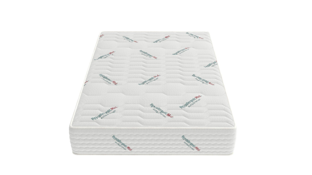Saltea cu arcuri Pocket HypoallergenicMed® Safe Relax HoReCa 90x200, înălțime 25 cm, ortopedică, husă tratament antialergic, fermitate mediu-tare [7]