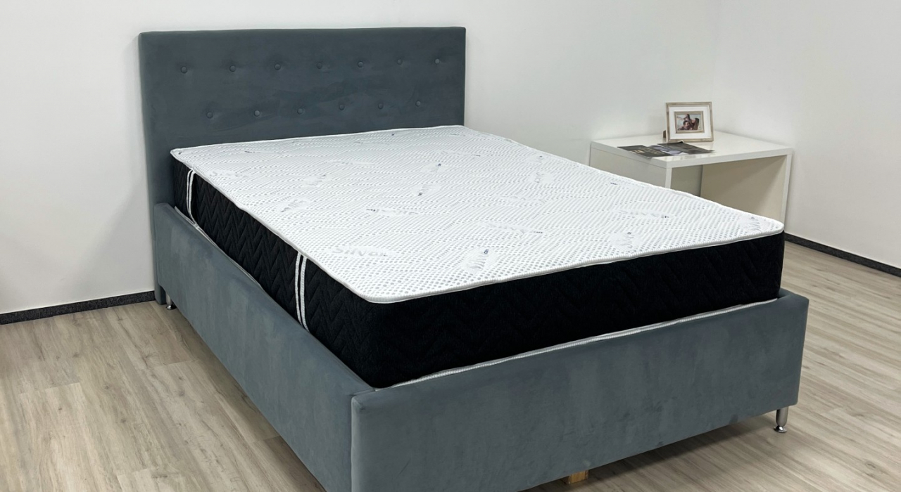 Saltea cu arcuri Pocket Somnart 2Face Confort 90x200, inaltime 22 cm, husa nedetasabila, manere, fermitate medie [13]