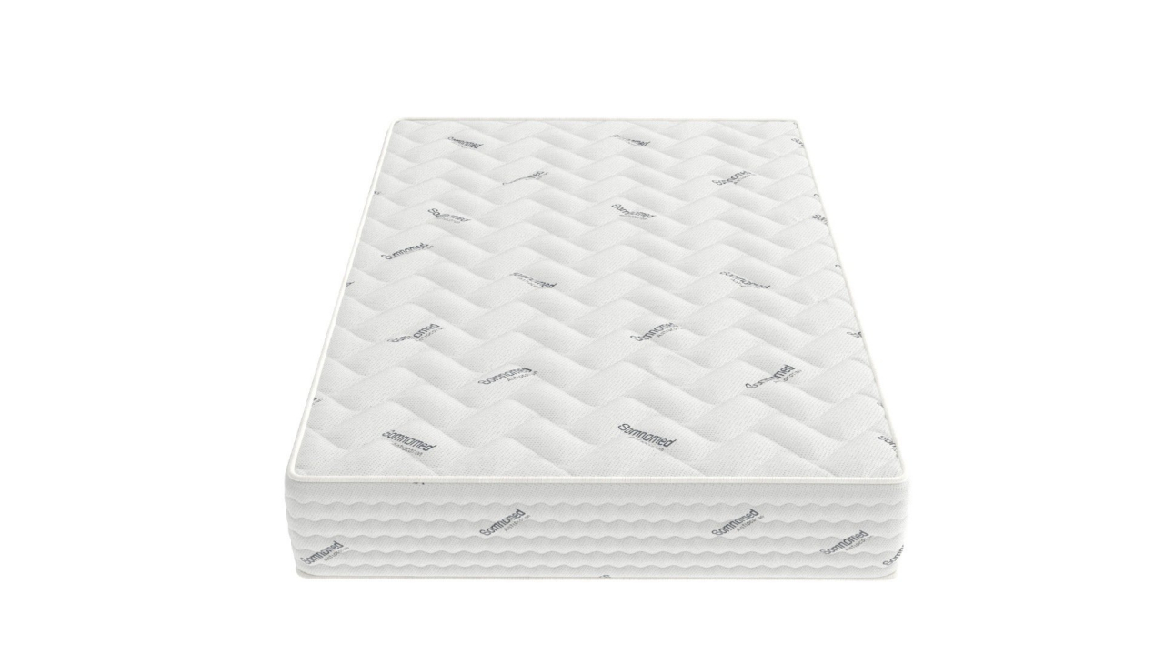 Saltea cu arcuri Pocket Somnomed Comfort Fit HoReCa 90x200, înălțime 30 cm, spumă cu memorie, husa tratament antifungic, fermitate mediu-tare [5]