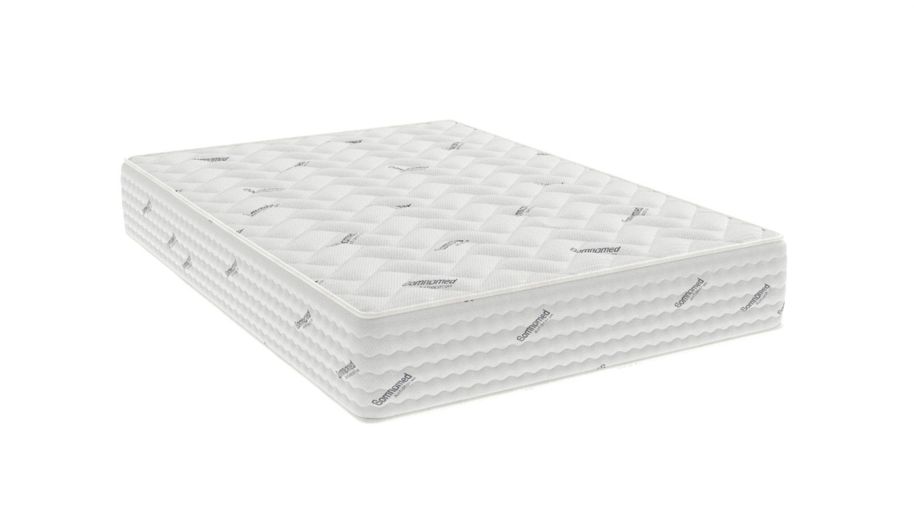 Saltea cu arcuri Pocket Somnomed Comfort Fit HoReCa 90x200, înălțime 30 cm, spumă cu memorie, husa tratament antifungic, fermitate mediu-tare [7]