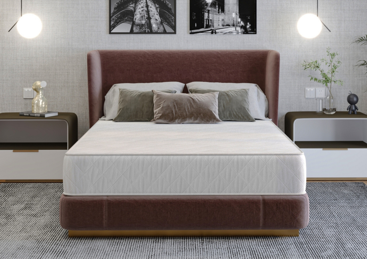 Saltea cu arcuri SomnART DORMA 100x200, înălțime 20 cm, ortopedică, husă matlasată, duritate medie [3]