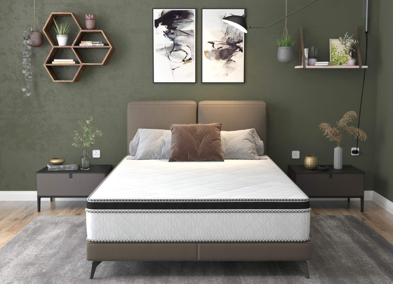 Saltea cu arcuri SomnART FERMO 100x200, înălțime 30 cm, superortopedică, husă matlasată, duritate extra ferma [3]